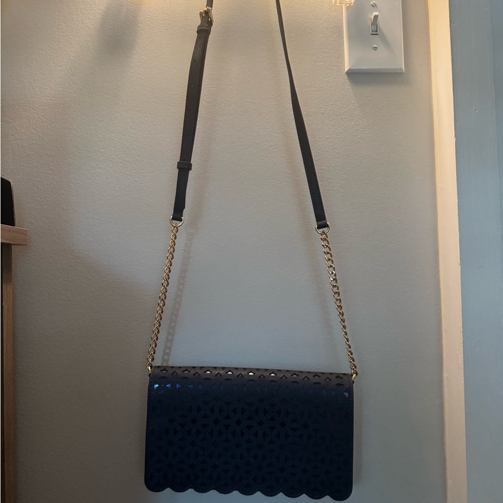 Michael Kors navy blue crossbody bag (with removable strap)